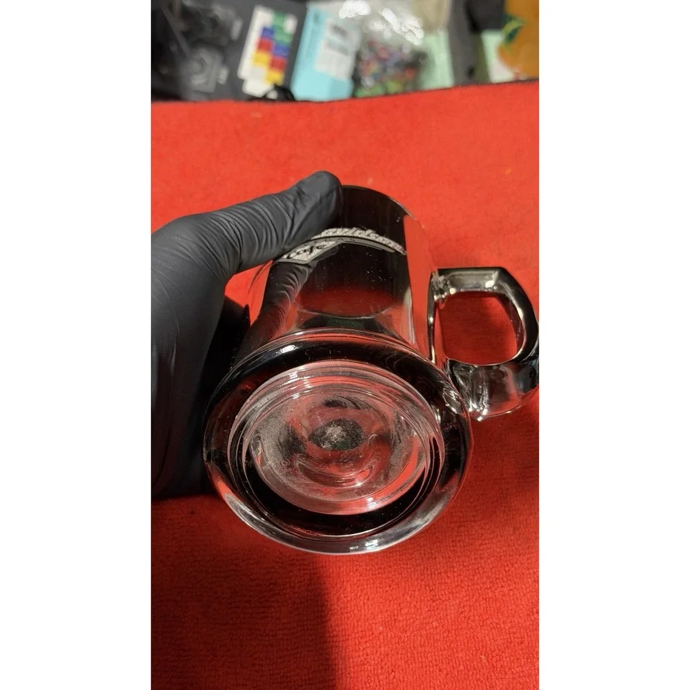 Harley-Davidson Las‎ Vegas Glass Beer Mug Heavy Clear Barware